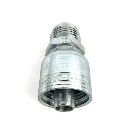 Eaton Fitting, Hyd, Weathergrip, Jic/37 Deg Male Rigid, 7/8-14 Thread, -08 Hose, 2.42 Lng 08Z-510